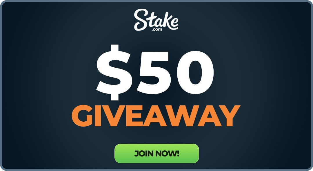 vgosquadkick's tweet photo. 🎁 $50 GIVEAWAY! 🥳 

To enter: 
✅ Follow me &amp; @Stake
✅ Retweet &amp; Like 
✅ Tag a friend 

Giveaway ends in 48 hours! ⌛️ https://t.co/2d1HM7f9mc
