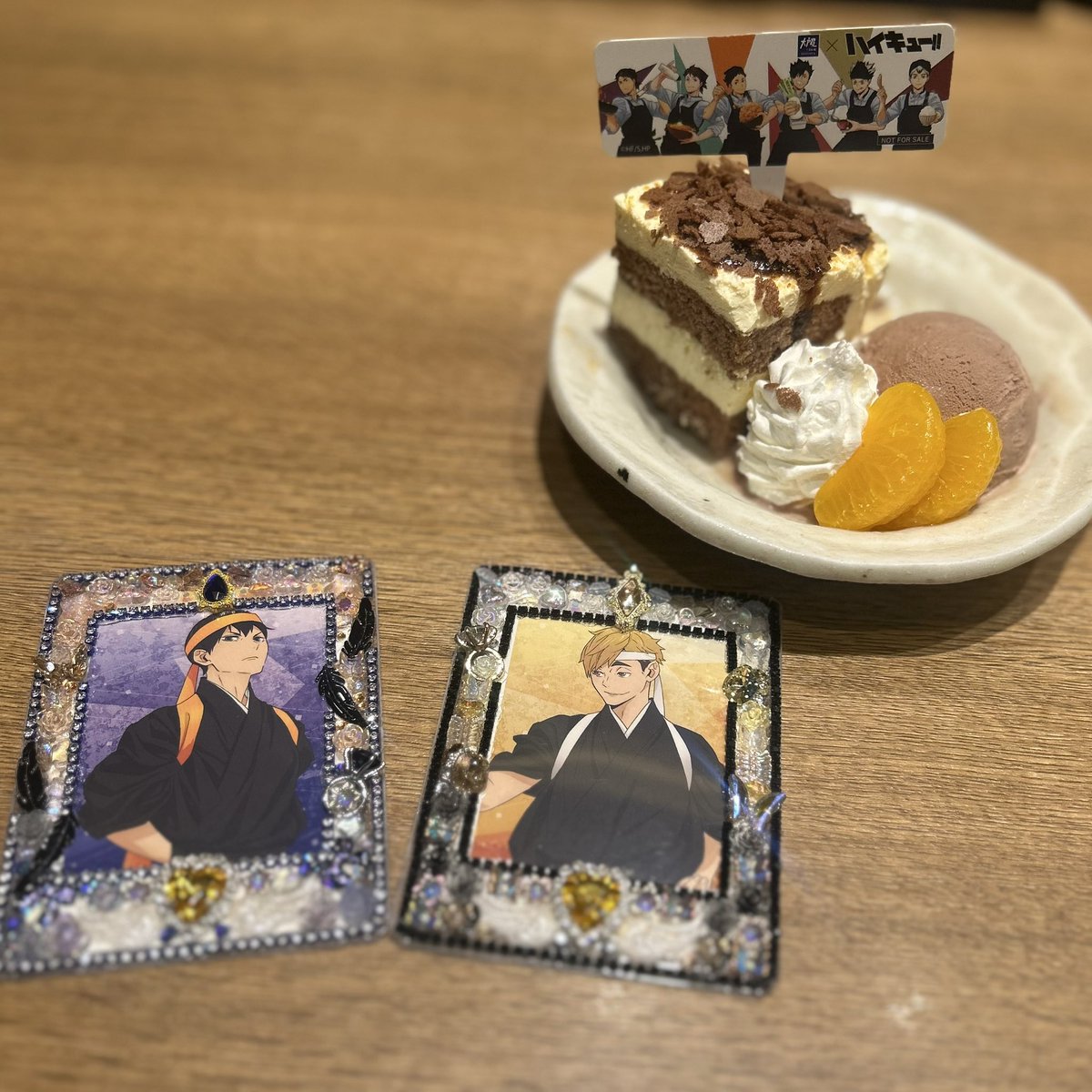 kiita6's tweet photo. 大戸屋で主将の差し入れプレートも食べられた🍨 https://t.co/L8WHQelxMP
