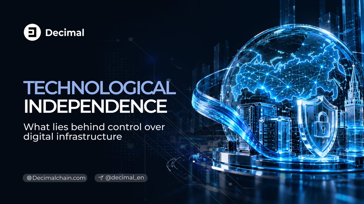 DecimalChain's tweet photo. Technological independence depends on how much control a team has over its platform.

Development, security, updates, recovery, and open standards allow organizations to manage infrastructure without relying on a single vendor.

Read more: https://t.co/F8yY17jLgH https://t.co/c6E8ZSNKUm