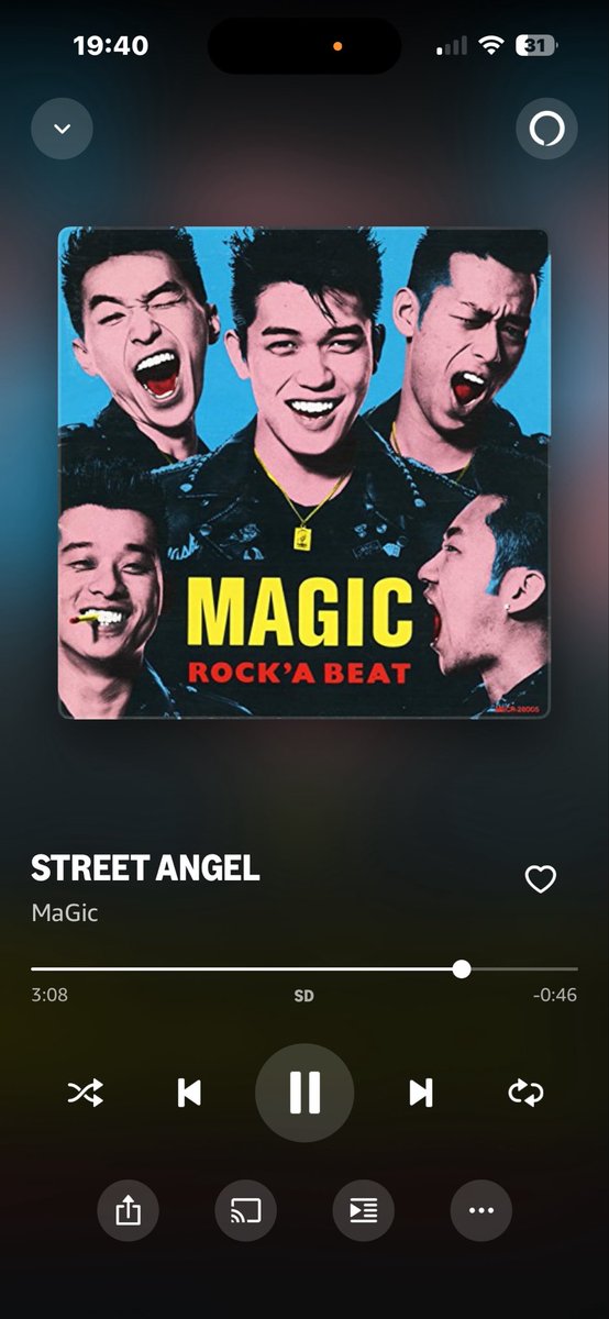 gondam1023's tweet photo. Today's recommended song🎶
このバンドはどっぷりハマりました。
色々なジャパロカ聴いたけどやっぱりこれは外せないなぁ∑(°∀°)
青春だなぁ☠️☠️☠️
 #MAGIC
 #CREAMSODA
 #ROCKABEAT https://t.co/W1Grsi58sj