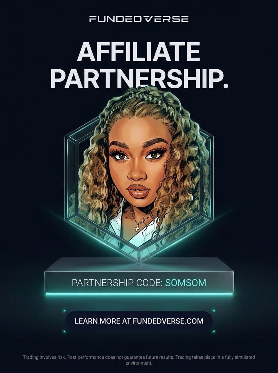 cyntia_XC's tweet photo. Excited to officially announce my partnership with @FundedVerse! 🚀

If you’re looking for a prop firm that offers:

🔹 On-demand payouts
🔹 24/7 customer support
🔹 A smooth funding experience

Then it’s time to get funded.

Get started here:(https://t.co/Gtp1efvpxT) https://t.co/YdnyyZXJ1b