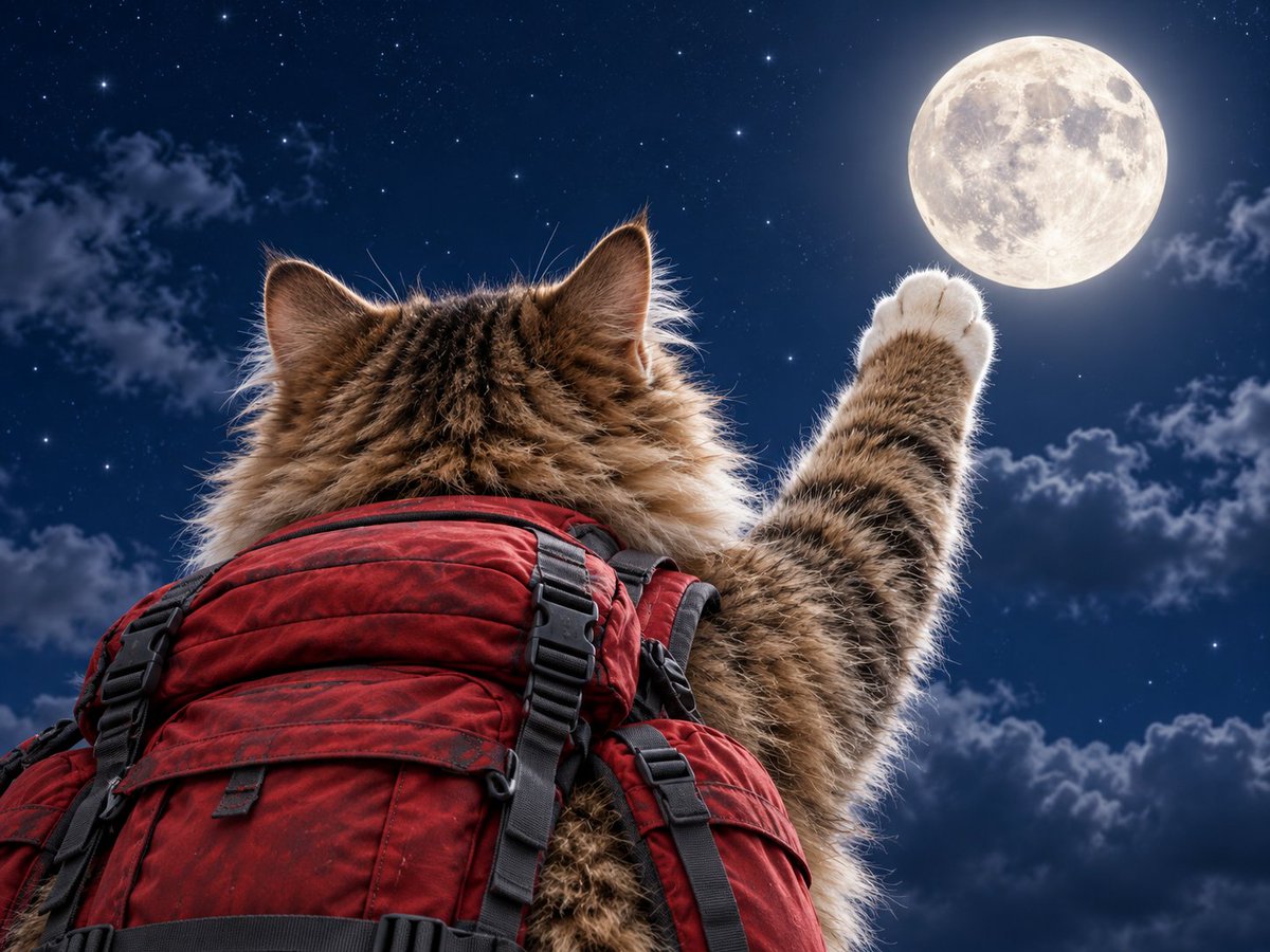 cat89_sol's tweet photo. The Moon Looked Close Enough
$CAT89 https://t.co/8xzVHXmblj