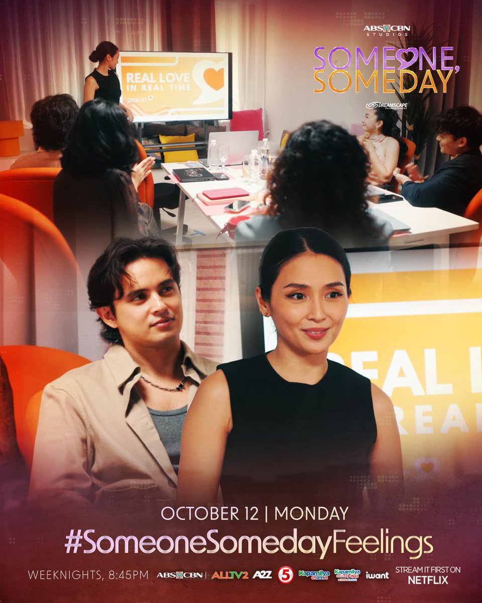 DreamscapePH's tweet photo. May bagong taglove ang Lovelist! Abangan ngayong gabi sa #SomeoneSomedayFeelings 💜

#SomeoneSomeday, Weeknights, 8:45PM sa ABS-CBN sa ALLTV2, TV5, A2Z, Kapamilya Channel, at Kapamilya Online Live sa YouTube at Facebook. Stream it first on Netflix and 48hours in advance on iWant. https://t.co/yWUzTByvbt