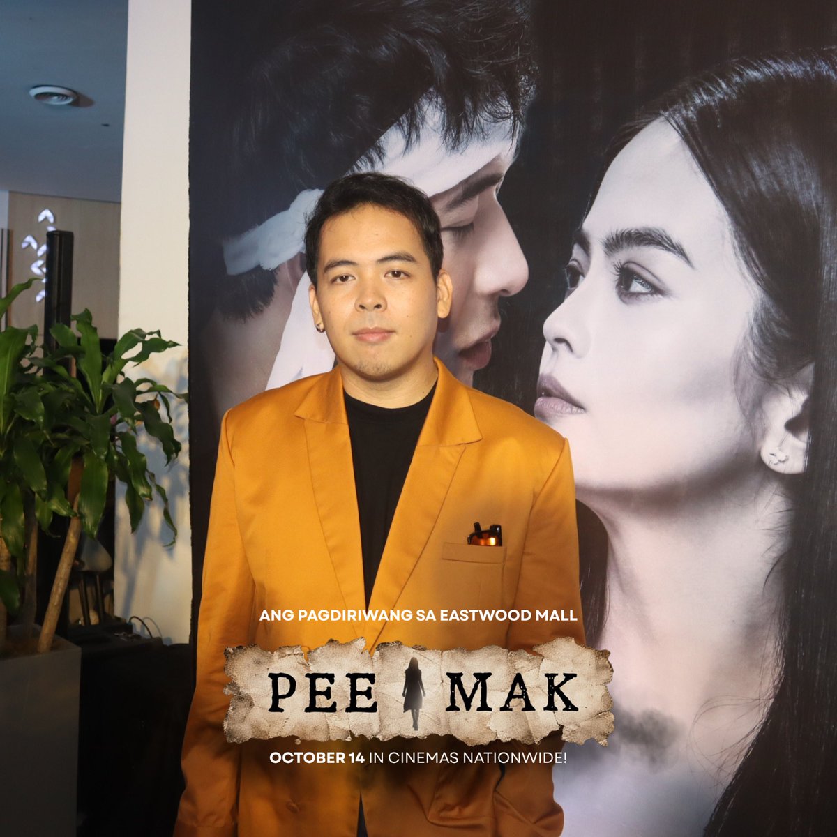 VIVA_Films's tweet photo. LOOK: Jairus Aquino, TJ Valderrama and Direk Victor Villanueva, DGPI at the #PeeMakAngPagdiriwang at Eastwood Mall

Handa ka na ba for an epic Philippine Adaptation of PEE MAK? 🤩 #PeeMakPH in cinemas October 14 https://t.co/oaDy08PEg4
