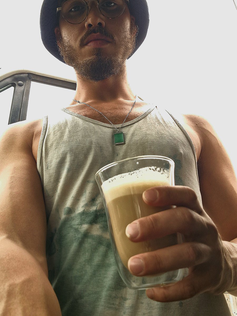 PwerNpossession's tweet photo. Coffee time, boys ☕ Be honest... how many of you would rather be fetching mine than drinking your own? 🤣🐷 https://t.co/hph2TEQPTJ