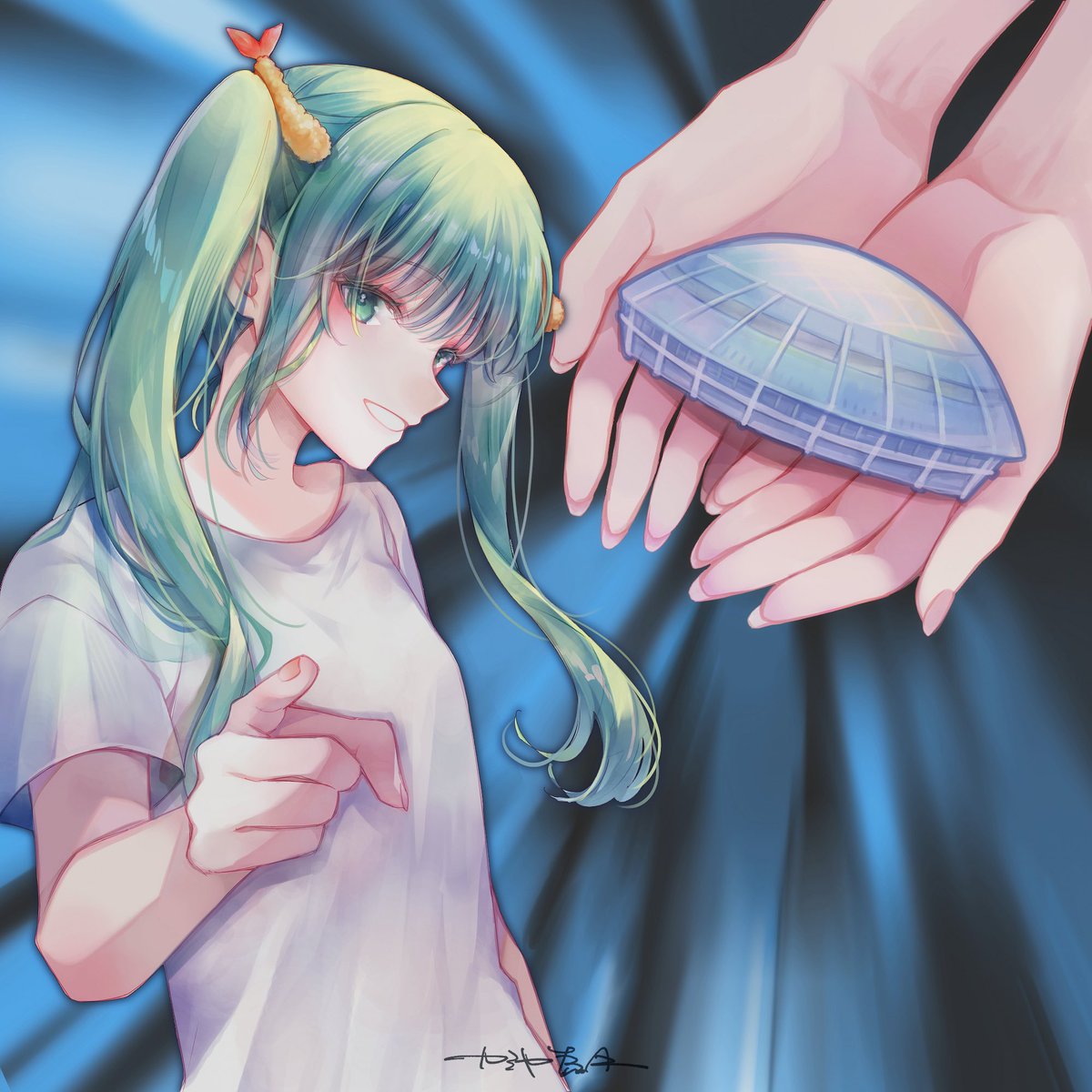 oinagoya's tweet photo. そこのお前！
バンテリンドームナゴヤ1個の大きさは、東京ドーム1.03個分だぜ！

illustration @_aqlio_ https://t.co/t9ns7qBkZY