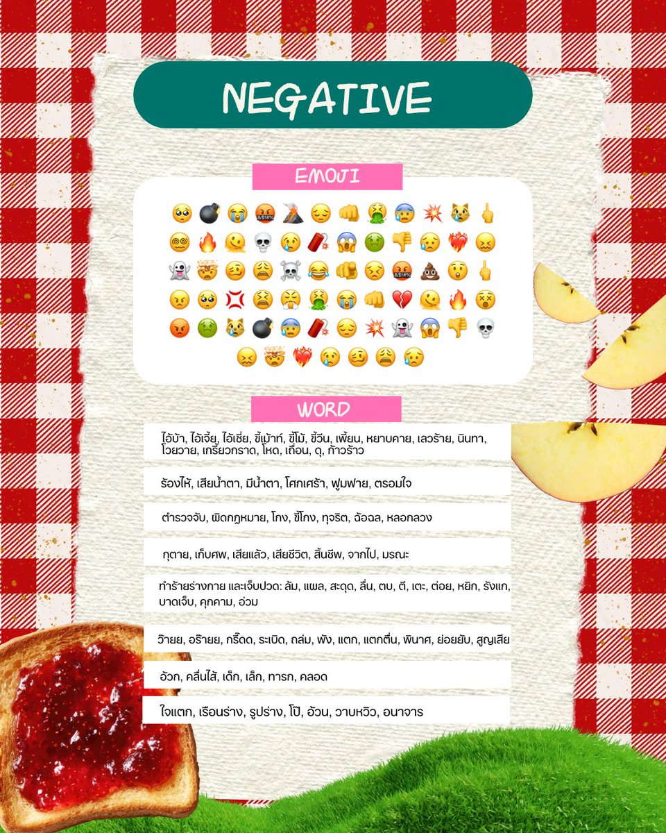 MelloTrend_'s tweet photo. How to Tread 🍎

Mello Farm Trend ขอความร่วมมือ #บัวลอย ทุกคนเลี่ยง / ห้ามใช้ อีโมจิและคำต้องห้ามดังนี้ ใน #

🍒เพื่อป้องกันไม่ให้แท็กติดเง�� / ขึ้นเทรนด์ยาก

** ห้ามพิมพ์อีโมจิ/คำ ที่เกี่ยวข้องกับการร้องไห้ น้ำตาไหลทุกกรณี ไม่ว่าจะเป็น T_T , ㅠㅠ, ㅜㅡㅜ, ㅠㅡㅠ ** https://t.co/7ZtXnWw8jh