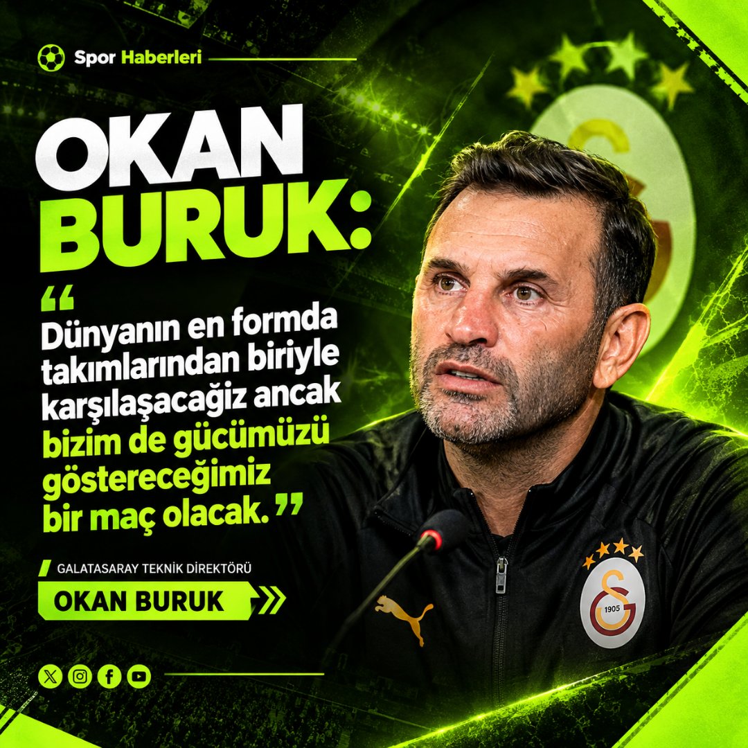 Bovbet_Offical's tweet photo. ���️ Galatasaray Teknik Direktörü Okan Buruk'tan Barcelona maçı öncesi açıklama ⚽️ https://t.co/lioiQuN5kI