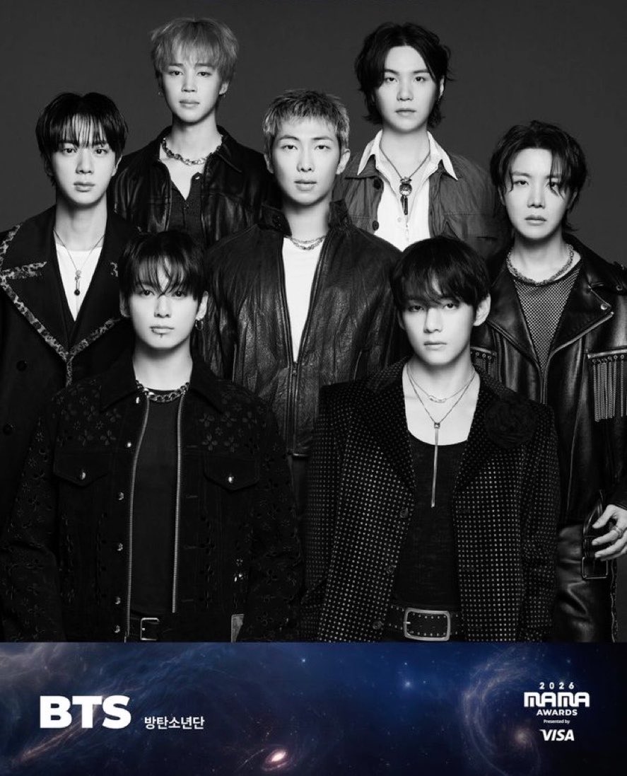 sugamihoney's tweet photo. ➢ #BTS se encuentra nominado en las siguientes categorias en los 'MAMA AWARDS 2026' ✨

🏆 Best Music Video with YouTube - 2.0
🏆 Best Vocal Performance Group - BTS SWIM
🏆 Best Male Group - BTS
🏆 FAN'S CHOICE MALE
🏆 Album Of The Year (DAESANG)- ARIRANG
🏆 Best Collaboration- SPAGHETTI FT J-HOPE
🏆 ARTIST OF THE YEAR (DAESANG)- BTS

* las siguientes categorias, no fueron anunciados durante livestream 

> Best Song Top 10
> Song Of The Year

▫️ MAS INFO 👇🏻

CONGRATULATIONS BTS
BTS PAVED THE WAY
#2026MAMAAWARDS
