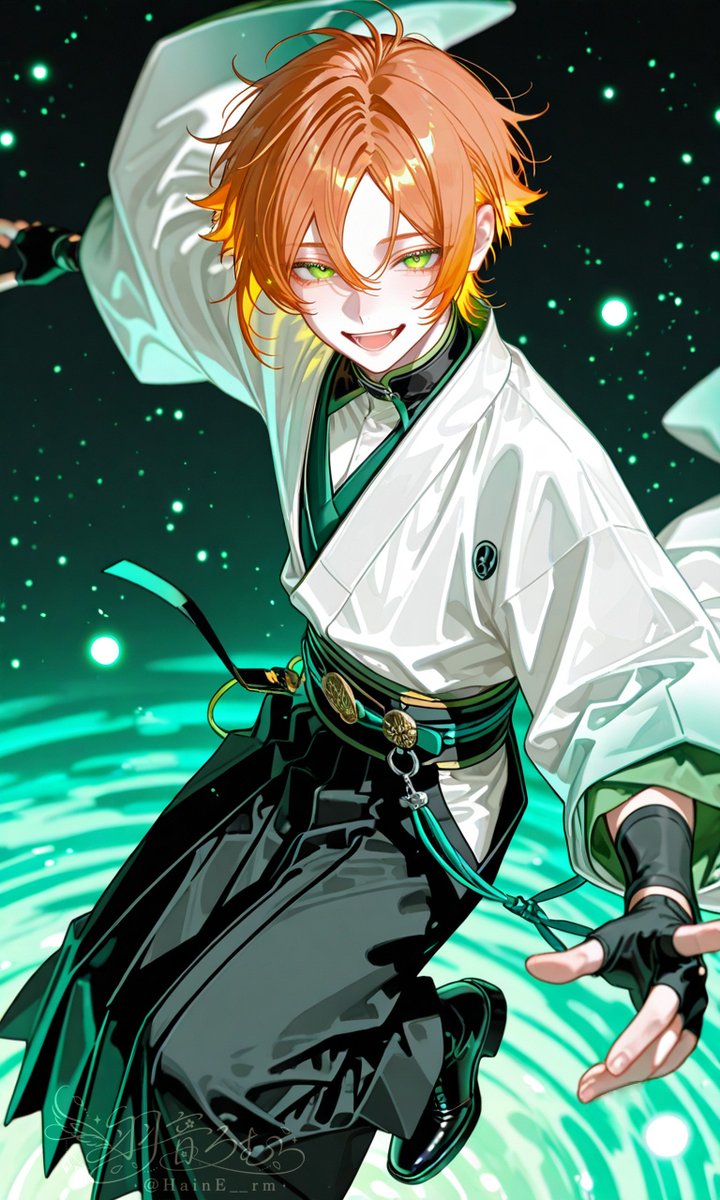 HainE__rm's tweet photo. 私のキャラの中で一番プロンプト簡単なのに一番顔がいい男 https://t.co/yEfPbko0MS
