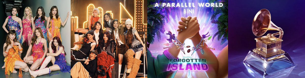 PopPlanet_'s tweet photo. BINI Enters the Grammy Conversation With 3 ‘For Your Consideration’ Submissions.

• Best New Artist
• Best Asian Pop Music Performance — “Unang Kilig”
• Best Song Written for Visual Media — “A Parallel World” https://t.co/7VbijZuaEt