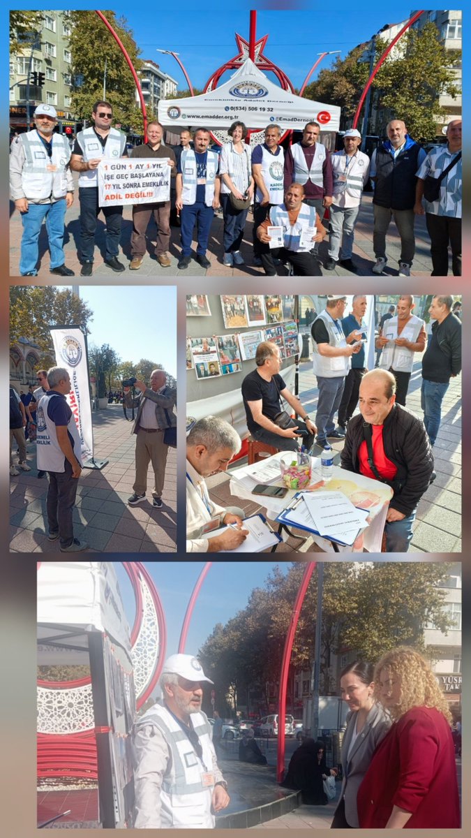 EmadDernegi's tweet photo. 🔴 SULTANGAZİ’DE KADEME İÇİN SESİMİZİ YÜKSELTTİK

Emeklilikte Adalet Derneği Yönetim Kurulumuz, İstanbul Yönetim Ekibimiz ve üyelerimizle birlikte Sultangazi’de stand etkinliğimizi gerçekleştirdik.

Gün boyunca vatandaşlarımızla bir araya gelerek kademeli emeklilikte yaşanan adaletsizliği anlattık, taleplerimizi paylaştık ve çözüm bekleyen milyonların sesini bir kez daha sahaya taşıdık.

Standımızı ziyaret eden, mücadelemize ilgi gösteren ve yanımızda olan herkese teşekkür ediyoruz.

Meydanlarda, sokaklarda, her platformda aynı kararlılıkla: Kademe için mücadeleye devam.

Emeklilikte Adalet Derneği (EMADDER)

@EmadDernegi 
#KademeliEmeklilik 
#KademeyeAcilYasa