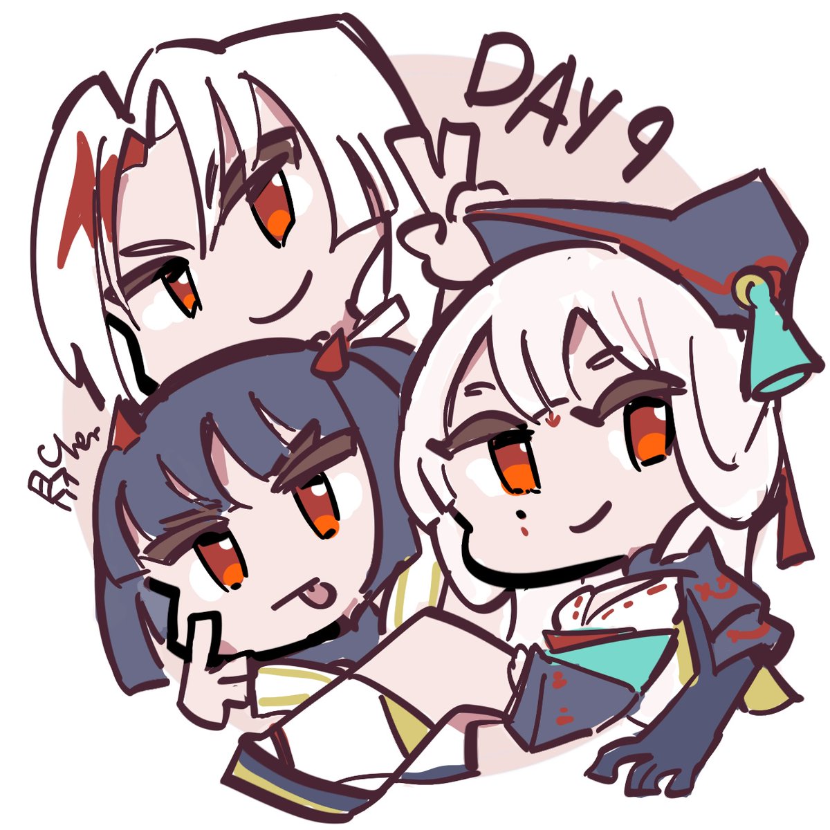 tabletsheet's tweet photo. Day 9: Family
"Blending in and apparently I looked similar with them than I thought!"

Shiranui cosplaying as Yoto Hime #Onmyojitober2026 #illustration #阴阳师 #onmyoji https://t.co/LzXh9hYusG
