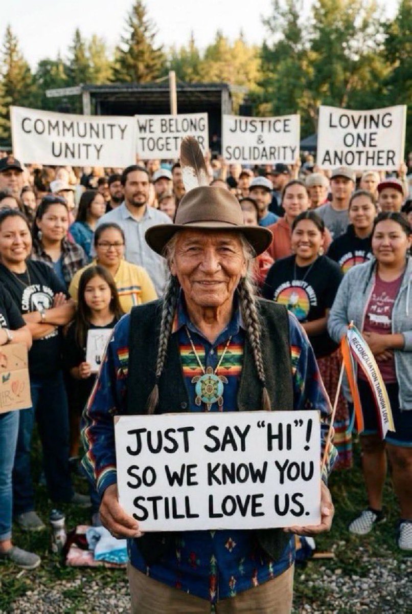 _nativeamerica's tweet photo. Are you still with us? Just a small response or a simple "HI" will bring so much joy to our hearts! https://t.co/xkToj8cetn
