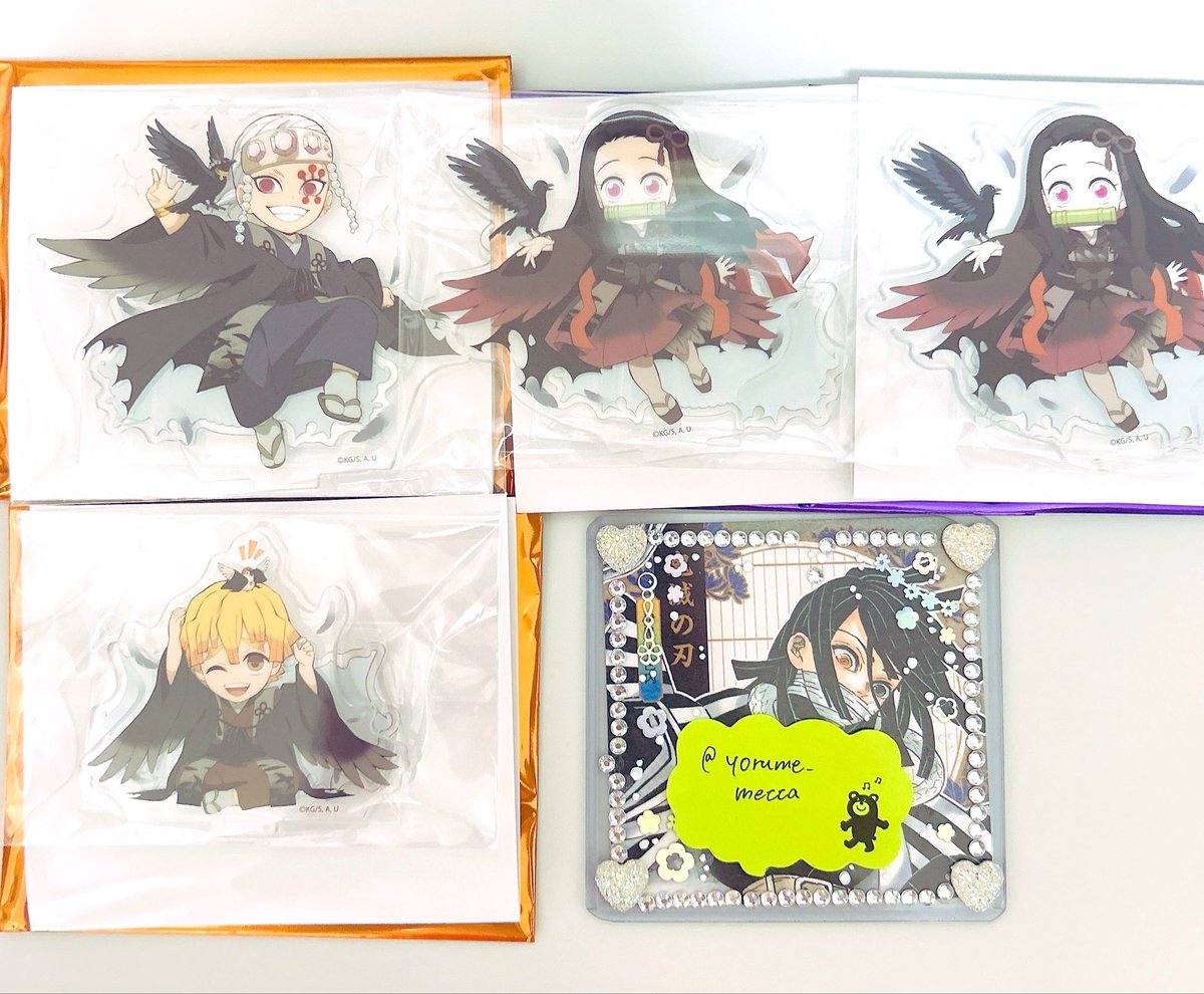 yorume_metta's tweet photo. 【交換】鬼滅の刃 ハロウィン アクスタ

譲：宇髄 善逸 禰󠄀豆子 玄弥 蜜璃 お館様

求：伊黒 炭治郎

まずはまとめてで探しております
郵送での交換
検索からでもお気軽にお声掛けください🙇🏻‍♀️ https://t.co/UVNmcDuktC