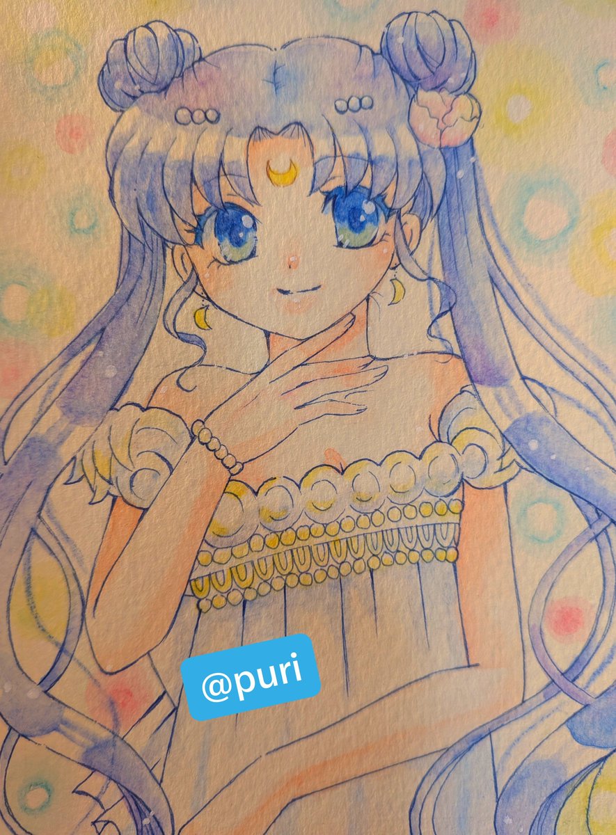 purineko1's tweet photo. レイアースのイラストにイイねありがとうございました！！
水彩色鉛筆楽しかった〜💗
#セラムンイラスト部
#透明水彩 
#プリンセスセレニティ https://t.co/hfwqkHiz9e