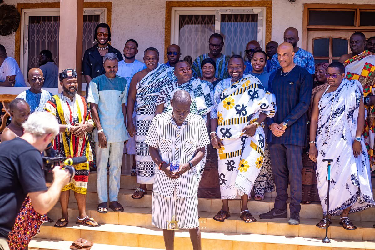 AdolfNomo's tweet photo. HOLLYWOOD ACTOR BORIS KODJOE VISITS DANGME LAND: COURTESY CALL ON THE PARAMOUNT CHIEF OF GBUGBLA (PRAMPRAM)

Hollywood actor Boris Kodjoe has paid a courtesy call on His Royal Majesty Nɛnɛ Tetteh Wakah III, Paramount Chief of Gbugbla (Prampram), in the Dangme Traditional Area of Gbugbla, during a visit to his ancestral homeland.

He was warmly received by the Paramount Chief of Prampram Traditional Area and his Traditional Leaders, marking a special homecoming for the actor, whose grandfather, Joseph Cecil Ofuatey-Kodjoe, hailed from Prampram.

During his visit, Boris Kodjoe reunited with his extended family and was honoured with a chieftaincy title by the Paramount Chief, celebrating his ancestral connection to Prampram.

His homecoming highlights the enduring bonds of ancestry, identity and cultural heritage, connecting generations across continents.

This is another opportunity to showcase Dangme Land to the world and promote our Dangme language, culture, traditions and heritage to a global audience. Every story that celebrates our people and our roots helps preserve our identity and pass our rich heritage on to future generations.

Welcome home to Dangme Land, Boris Kodjoe!

Date of Visit: 2 October 2026

#DangmeLand #Gbugbla #Prampram #DangmePeople #BorisKodjoe #DangmeCulture #DangmeLanguage