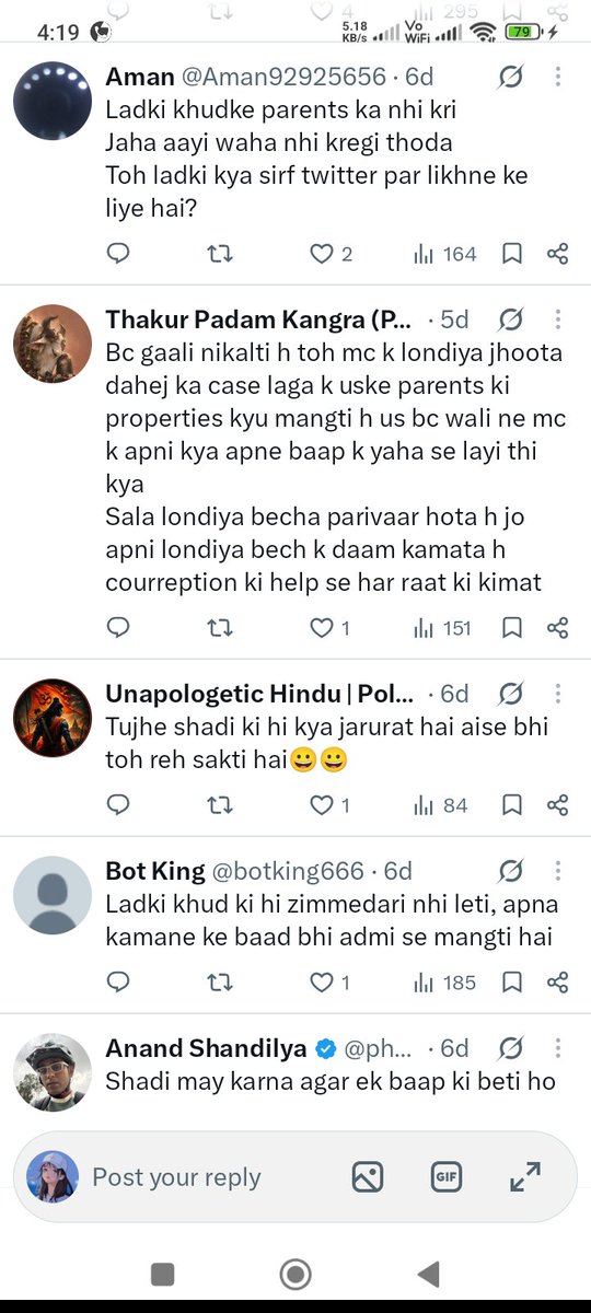 AyodhyaDev9589's tweet photo. @genzvoicee Then she get this by her own loving RW men 😂 she's kinda pickme girl https://t.co/mtLLzHog8W