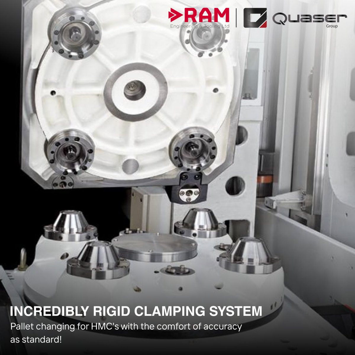 RAMENGTOOL's tweet photo. Less waiting. More machining. 🔄

Could smarter pallet changing unlock more from your production?

Speak to RAM about QUASER.

#QUASER #RAMEngineering #CNCMachining #UKManufacturing https://t.co/BdLAbC5JHT