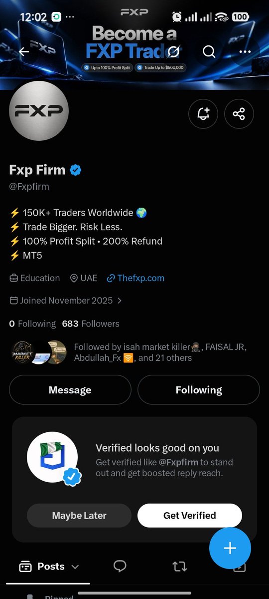 Web3Sif's tweet photo. @Fxpfirm All tasks completed ✅ @Fxpfirm 

Tagging 
@DHAMIEKING_ 
@yogendra4510 
@0xradjaeth https://t.co/rtv4Job0T1