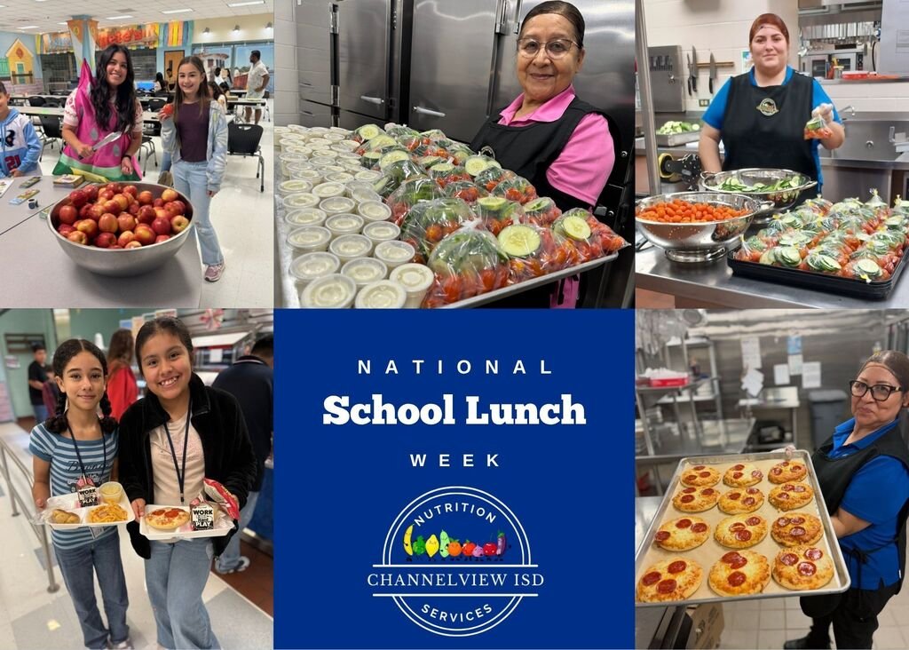 ChannelviewISD's tweet photo. 🍎🥪 Happy National School Lunch Week! 

A big THANK YOU to our amazing Channelview ISD Nutrition Services team! 
Your hard work makes a difference in the lives of our students, one meal at a time! 👏
We appreciate all you do! https://t.co/DUf1OA0OGc