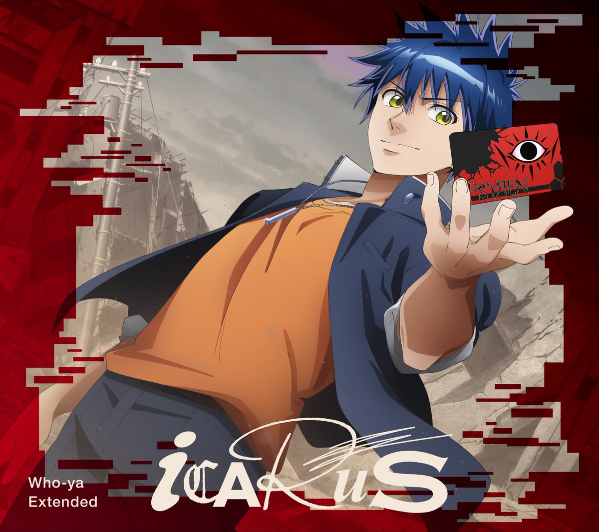 wyxt_official's tweet photo. 【#wyxt Info】

2026年11月18日(水)発売「ICARUS」
アートワーク公開！購入者先着特典も決定！

アニメ『PSYREN - サイレン -』描きおろしイラストを使用した豪華仕様となります！

▼詳細はこちら
https://t.co/5aPM79PBGH

▼ご予約はこちら
https://t.co/to3JUVlUof

▼「ICARUS」配信リンク
https://t.co/JBaVN84cCd

▼「FLY2FLY」配信リンク
https://t.co/6MM4vAojmh

#wyxt #PSYREN #wyxt_ICARUS #wyxt_FLY2FLY

<staff>
