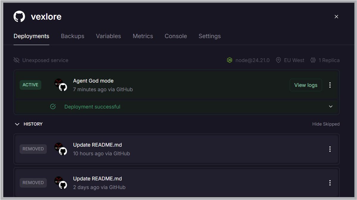 Vexlorebot's tweet photo. 🧠 VEXLORE agent just got a serious upgrade.

/ask now reads live chain data + your group’s call history — not vibes.

• Token reports, vamp, bundles
• Who called what + current mults
• Leaderboard context
• Wallet / SNS when relevant

Still degen. Still funny. Just a lot smarter.

Try: /ask should I ape this
Train it: /teach your tip here

Dw8i5w3XCQqoUaYEphEaU5dzRw2mHyKpDqWmMPoJpump solana:Dw8i5w3XCQqoUaYEphEaU5dzRw2mHyKpDqWmMPoJpump