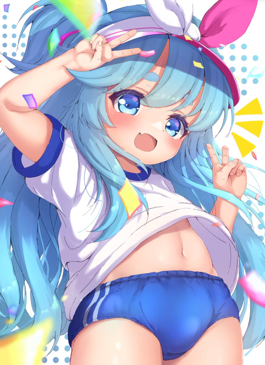 a_shell_lover_'s tweet photo. スポーツの日なので体操着ノアちゃん再掲 https://t.co/0lNkGpHvQB