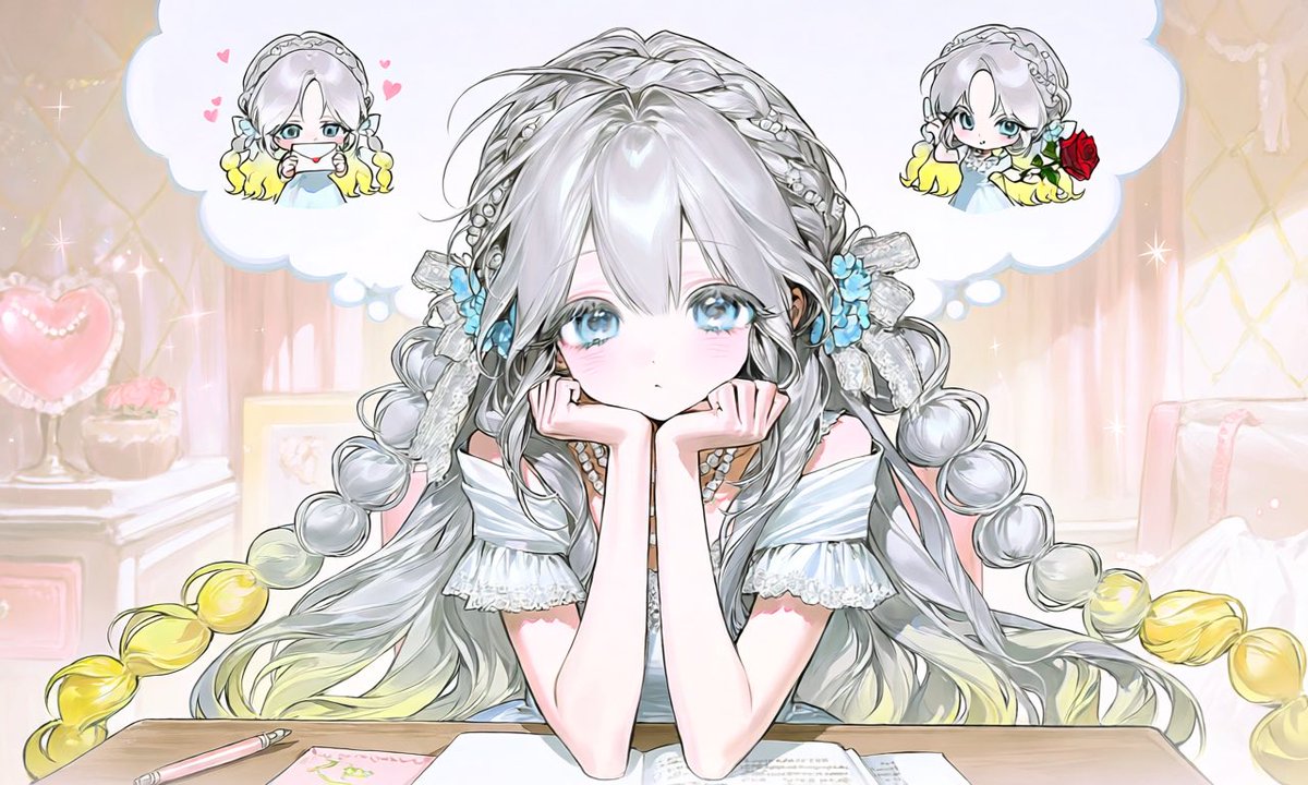 swing_N_luv's tweet photo. お借りしました➰🎶ぽわぽわ考えてるの可愛いね……ᙏ̤̫ https://t.co/WQ8YEKKzJs