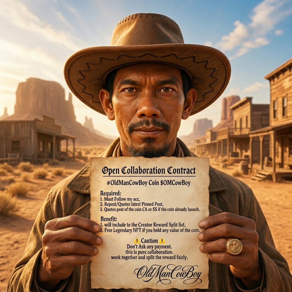 0xOldCowboy's tweet photo. Just have one #collab #contract
Just for 10 buddy.
If you deal, just prove it with poin 1 and 2.
#dealornodeal ? Your #call 
@0xOmCowBoy https://t.co/hPXXsB4GvW