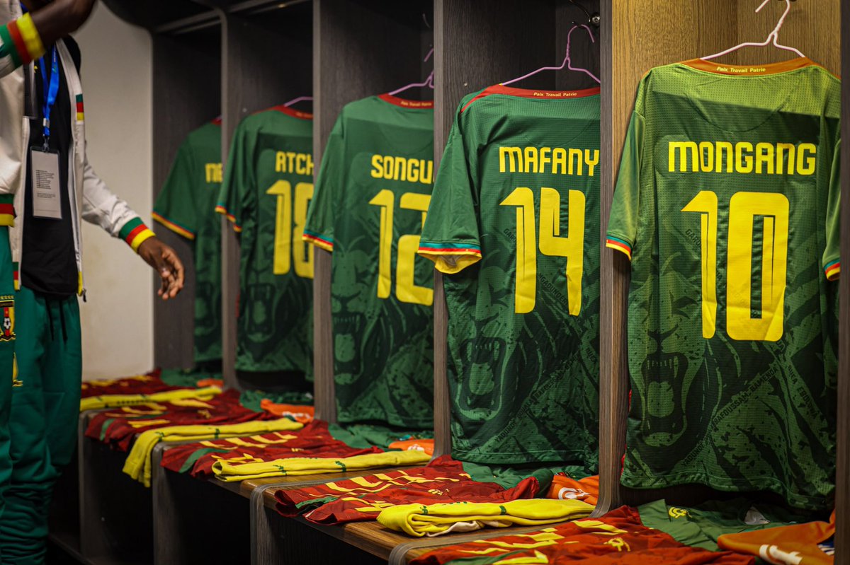 LIndomptables's tweet photo. ⚽️🔥 #MATCHDAY

Le vestiaire des #LionsU20 est prêt !!!

#CAMEROUN 🇨🇲 🆚 🇹🇩 #TCHAD

📆 12/10/2026
⏰ 13H00
🏟️ Stade Olembe 
📍 Yaoundé - Cameroun 

 #UNIFFAC2026 | #LIONSU20 |
#CMRCHA | #GOLIONS | #ALLEZLESLIONS | #LETSROARTOGETHER | #INDOMPTABLES | https://t.co/tSv7c0WGPr