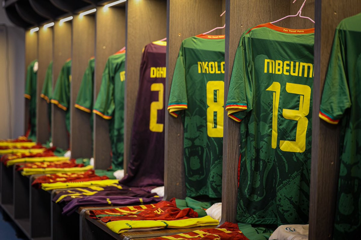 LIndomptables's tweet photo. ⚽️🔥 #MATCHDAY

Le vestiaire des #LionsU20 est prêt !!!

#CAMEROUN 🇨🇲 🆚 🇹🇩 #TCHAD

📆 12/10/2026
⏰ 13H00
🏟️ Stade Olembe 
📍 Yaoundé - Cameroun 

 #UNIFFAC2026 | #LIONSU20 |
#CMRCHA | #GOLIONS | #ALLEZLESLIONS | #LETSROARTOGETHER | #INDOMPTABLES | https://t.co/tSv7c0WGPr