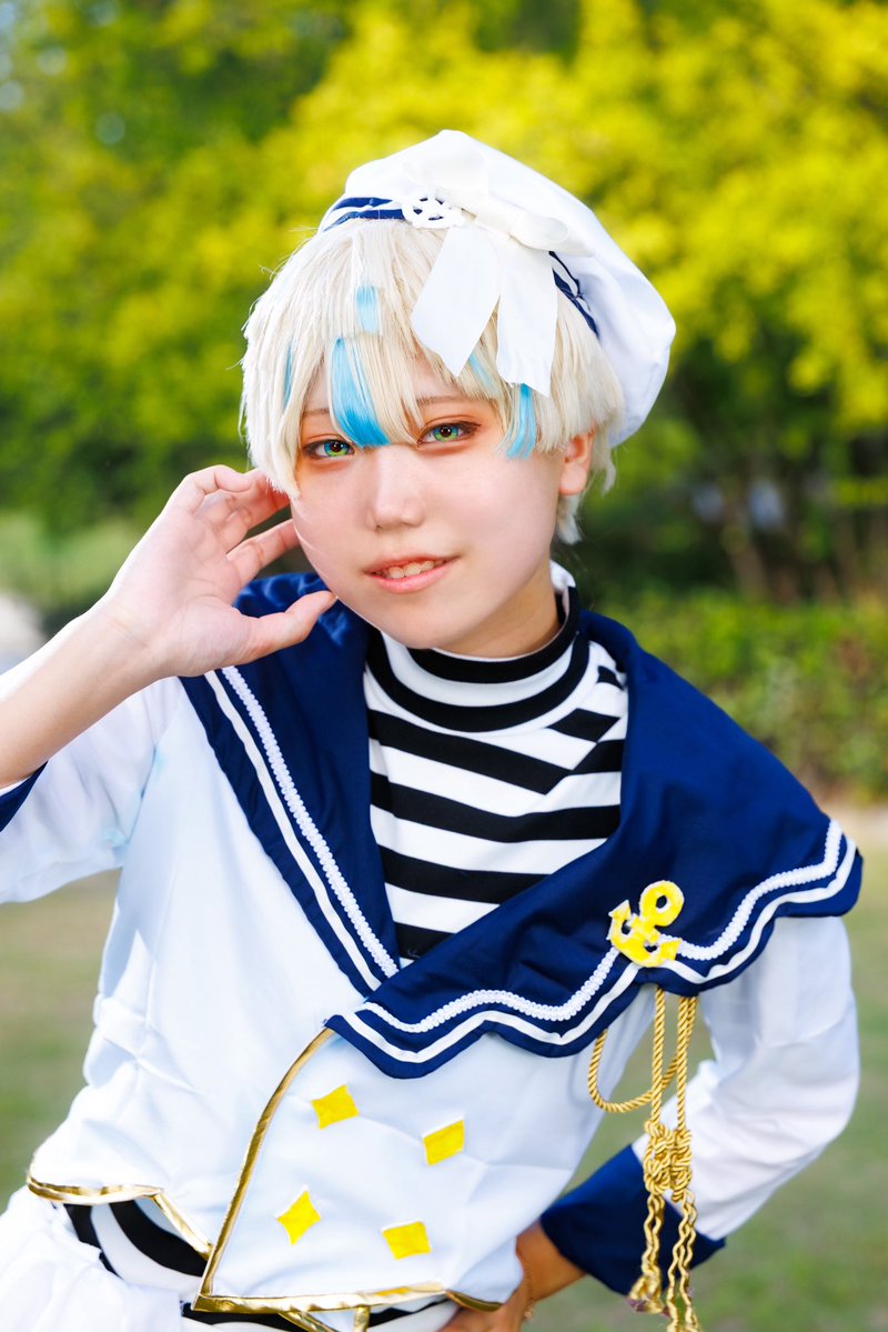ramu0_v's tweet photo. ⚠︎︎cos   ※衣装一部不足
┈┈┈┈┈┈┈┈┈┈┈┈┈┈

🌊ꕀ꙳

 #フクヤマニメ９ https://t.co/SapyU9NLad