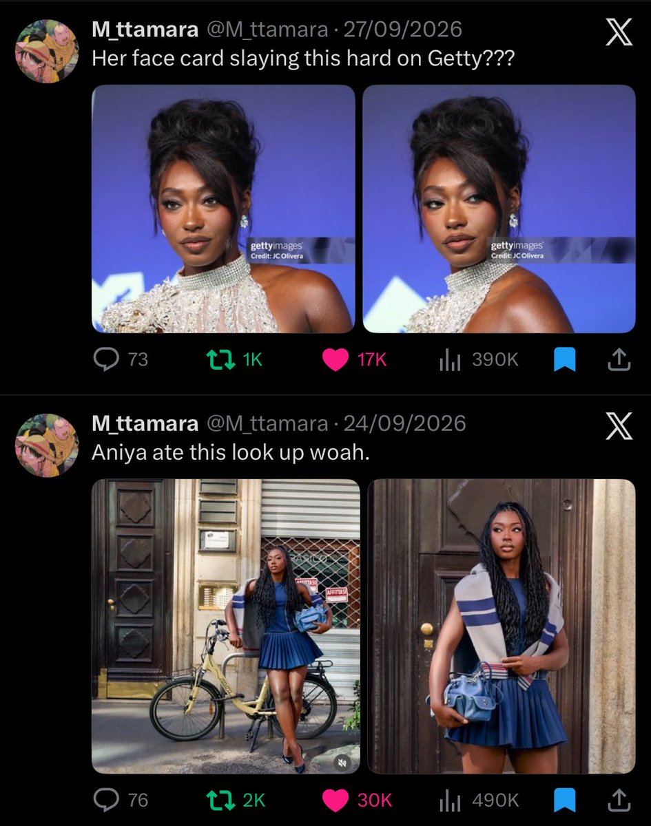 SharonA4a's tweet photo. @Solomon47121665 @thepeoplemouths Everyone knows she was gifted a Range Rover same with her sisters. Lmao she has more than 5 deals now 
Samsung , Hersheys, poppi , Waymo , L’Oreal matrix, nicks nyc
Kc has 0 
And pictures yeah she has many pictures that are hits and beautiful 
Kc can never 
So go cry https://t.co/mq884Qg4cV