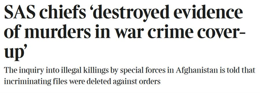KitKlarenberg's tweet photo. "Politically-correct bullshit" here is a reference to how the SAS is, finally, facing some justice for murdering innocent Afghans then faking evidence to justify the killings, then destroying evidence of their crimes, while forgetting to burn all their child porn. Really... https://t.co/LwBGiyRC1R