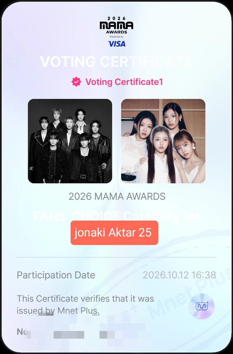 jonaki87291's tweet photo. I'm vote #BTS for fan choice. Male at #2026MAMAVOTE https://t.co/aEz0FGREAm