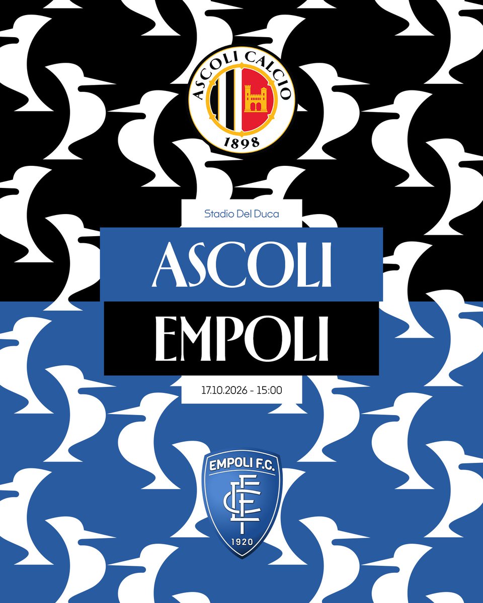 ascolicalciofc's tweet photo. Info biglietti Ascoli-Empoli.

🔗 https://t.co/adCQwzhKdx https://t.co/vBv4n77gad