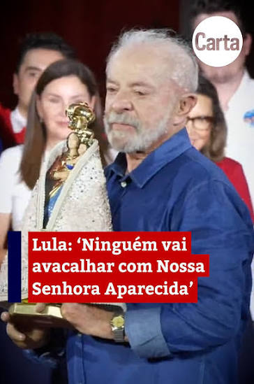 izanildo_sabino's tweet photo. O ódio dos bolsonaristas ao PT é porque é o partido dos pobres, da tolerância religiosa, da luta pelos direitos humanos, pelo meio ambiente...

Enquantos pastores bolsonaristas chamam Maria de demônio, Lula tem como padroeira do Brasil.

VIVA NOSSA SENHORA APARECIDA https://t.co/wxT0PweNiF
