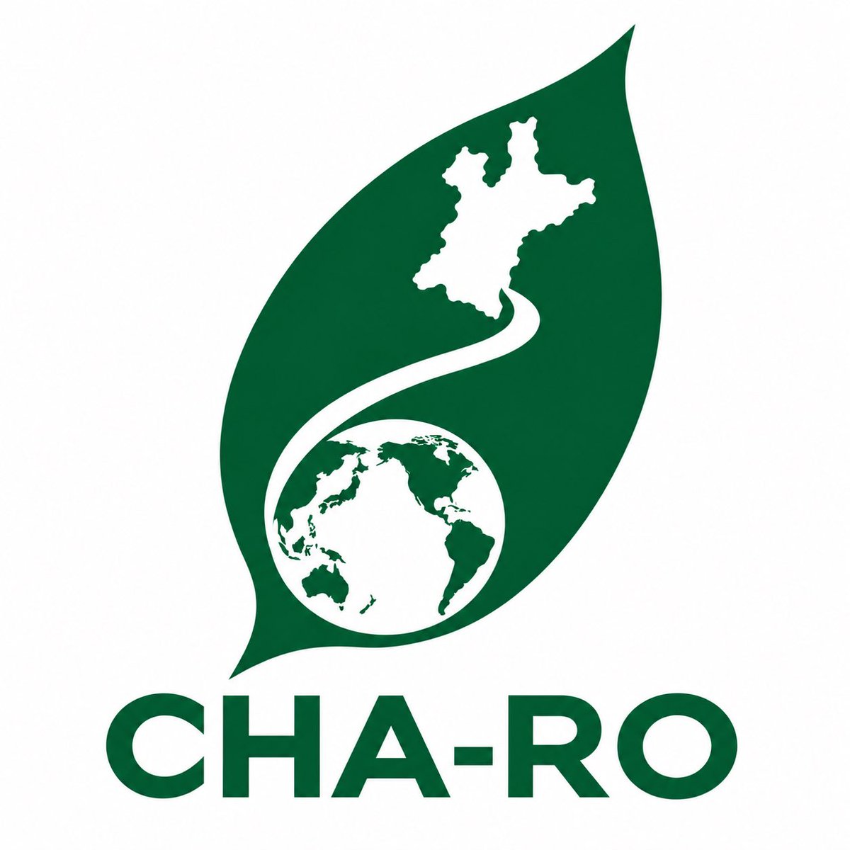 Ktatsu1116's tweet photo. #CHAROロゴコンテスト

『袋井から、世界へ。』

静岡県袋井市のお茶が、世界へ広がっていく未来をイメージして、CHA-ROのロゴをデザインしました😊

深緑の茶葉に袋井市のシルエットを重ね、一本の白い道で地球へとつないでいます。

社名に込められた「茶路」を表現し、若い茶農家の挑戦と、日本茶の魅力を世界へ届ける想いを込めた作品です🩵✨

#麺ロード