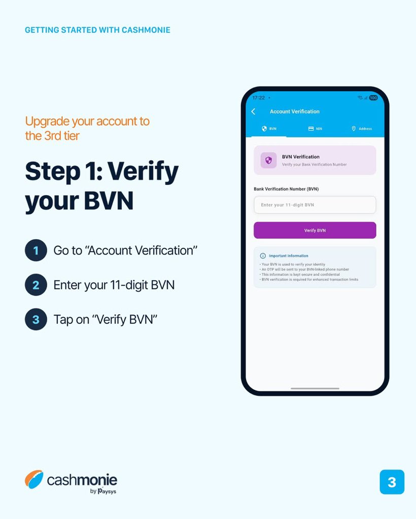 cashmonie_app's tweet photo. Download the app, sign up, verify your identity, set up your account and you're ready to send, receive, and get paid. All done in under 5 minutes.
No stress, No long forms, No waiting around.
Swipe for the full walkthrough
Click the Link in bio to get started
#cashmonie #builtforbusiness #fintech #fintechnigeria #usecashmonie