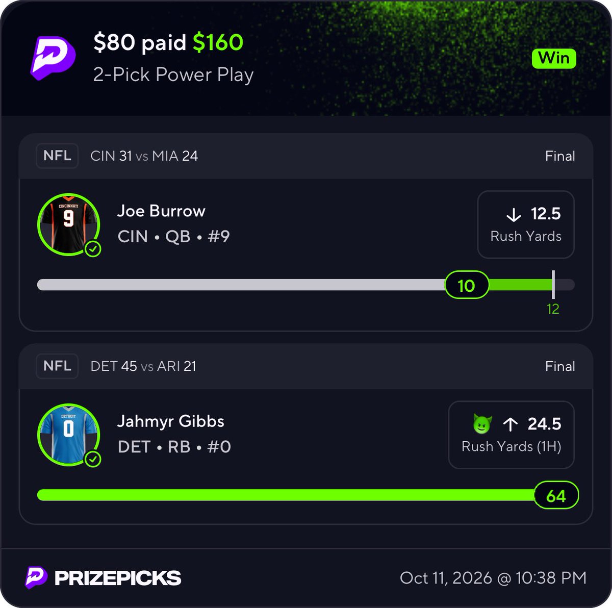 WRLDDFSPICKS's tweet photo. 🏆 4 SLIPS BANG ‼️ LAST NIGHT. ✅

We closed out the night with 3 winning slips, and today is my birthday! 🎂

To celebrate, I’m giving back to the community with a $50 GIVEAWAY for 3 winners. 💰

HOW TO ENTER:

Like this post.
Share this post.
Comment DONE once completed.

#PrizePicks #SportsPicks #Giveaway #NFL #PlayerProps
