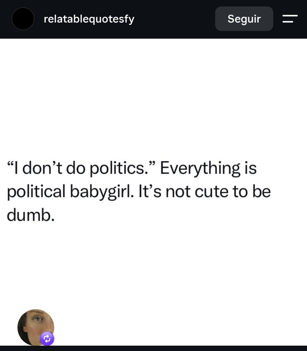 esterscline's tweet photo. repost de ester expósito no instagram:

“eu não me envolvo com política” tudo é política, querida. não é fofo ser burro.

ela me cura TANTO. https://t.co/h5ZgtI6wWd