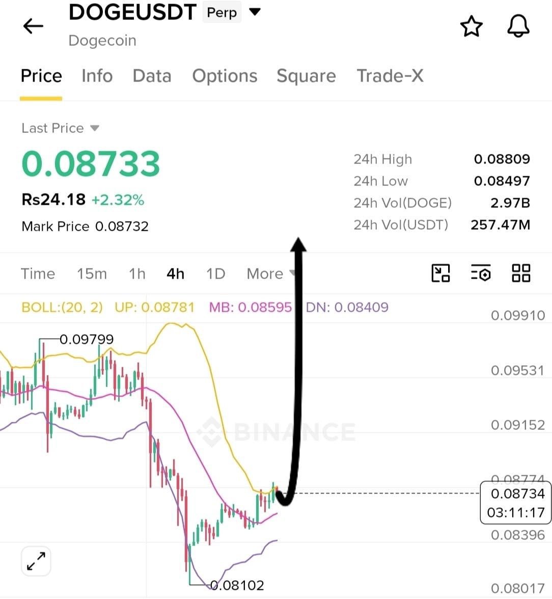 Emannuelcrypto's tweet photo. Long $DOGE 
Entry: 0.0868–0.0875
SL: 0.0841
TP1: 0.0900
TP2: 0.0940
TP3: 0.0990

🚀 Join Our Official Telegram &amp; Get VIP Access ➡️https://t.co/nEyPHzeZ7f… https://t.co/D622BU6Ogn
