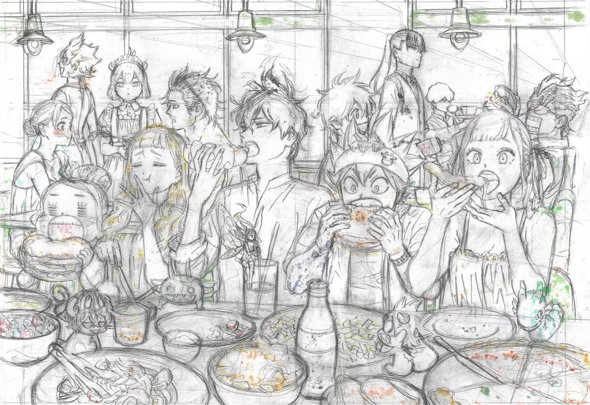 BCloverActuFR's tweet photo. 🚨 Une NOUVELLE ILLUSTRATION INÉDITE de Yūki Tabata pour l’art book BLACK CLOVER !

Sortie le 10 NOVEMBRE ! 📆🍀 https://t.co/9hsaX5I6FZ