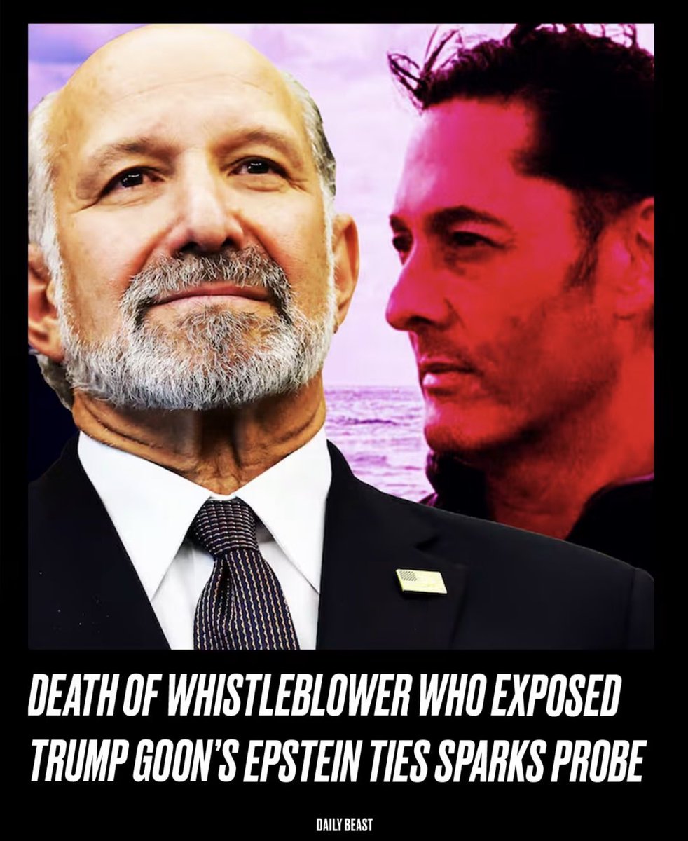 AnnieForTruth's tweet photo. An official probe has been launched after the death of a banker who exposed Trump’s Secretary of Commerce, Howard Lutnick and his ties to Epstein. Remember, Lutnick lied and said he cut ties with Epstein in 2005. Yet, he took his wife, 4 children and 2 nannies to Epstein Island in 2012 and was in contact with him through 2019. Who the hell takes their children to Epstein Island for a family vacation? Everything comes back to the Epstein files. That’s why Todd Blanche is blocking the release. His boss is implicated in the rape of children. https://t.co/jWAhEXoQQP