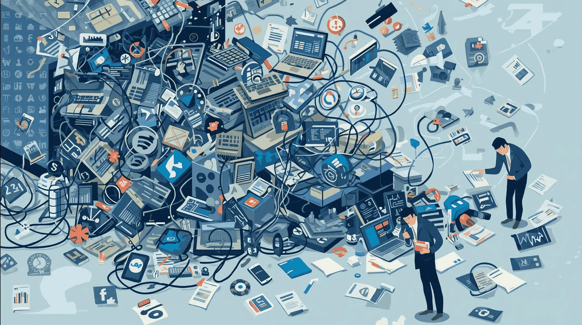 Forescriber's tweet photo. You can't optimise what you can't see.

Most enterprises know what they spend on software. Far fewer know what they actually use, who owns it, or where applications overlap.

Software sprawl isn't just a cost problem. It's a visibility problem. https://t.co/R6M5YdeBLq