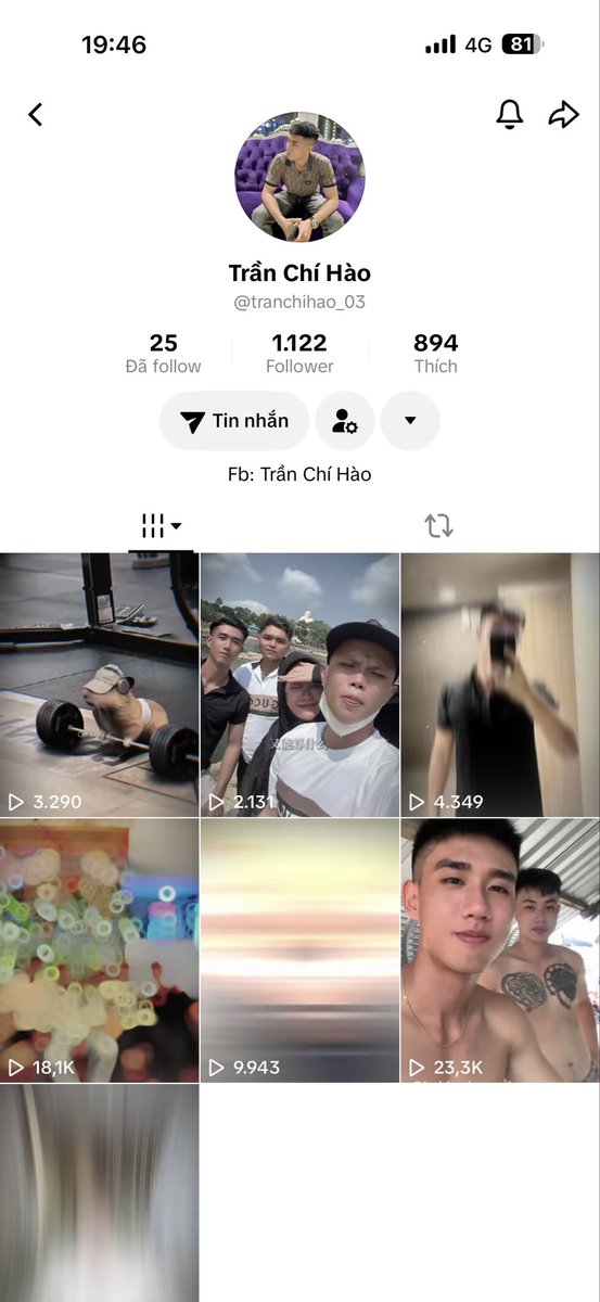 tieucuong1zhe's tweet photo. Chí Hào nè ai biết bạn này vào nhận người quen nhá còn nhiều clip ạ https://t.co/dw1b7i23KI