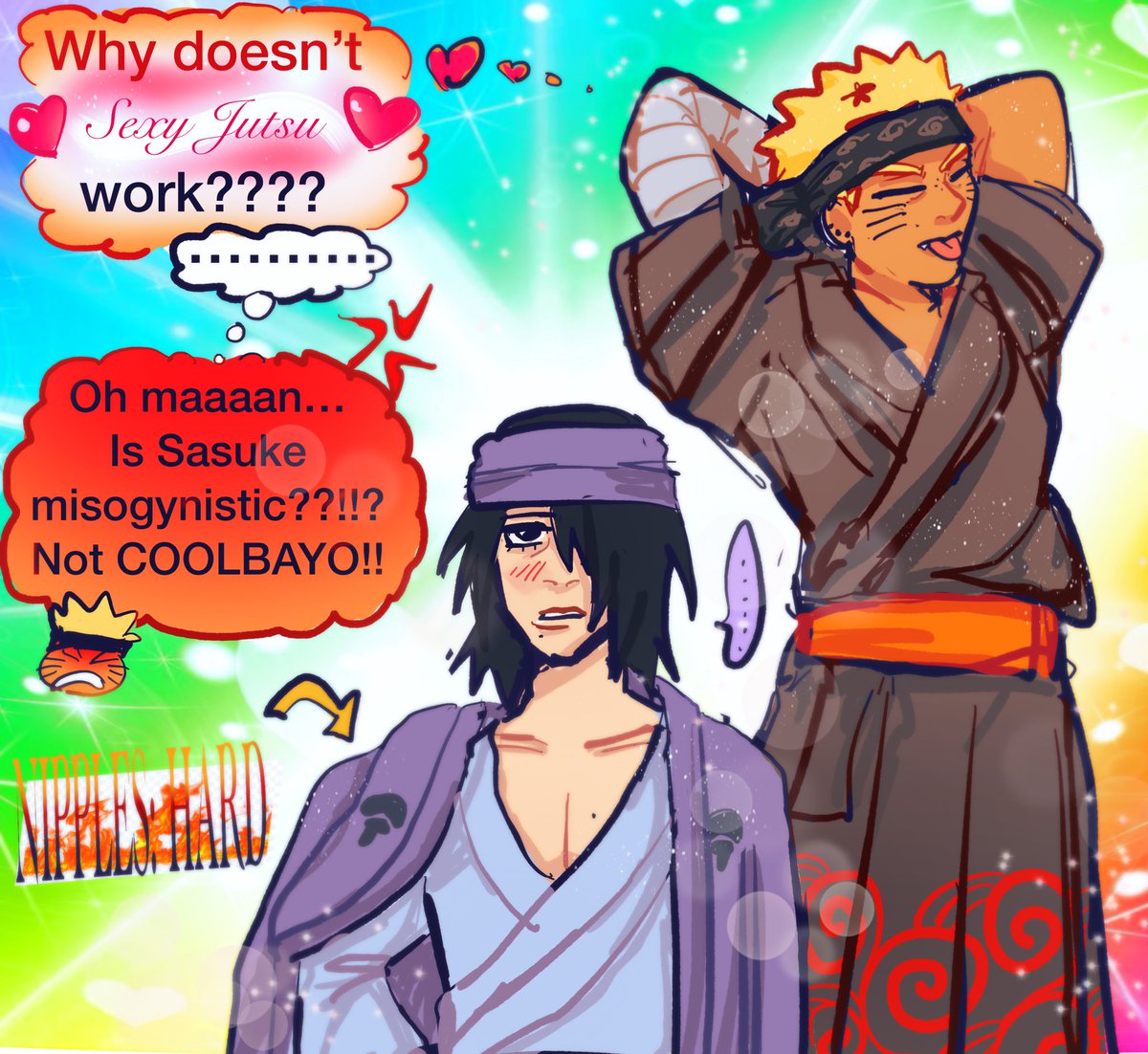 catgriller's tweet photo. Not cool Sasuke….
#narusasu #narutofanart https://t.co/D7zRECR7IZ