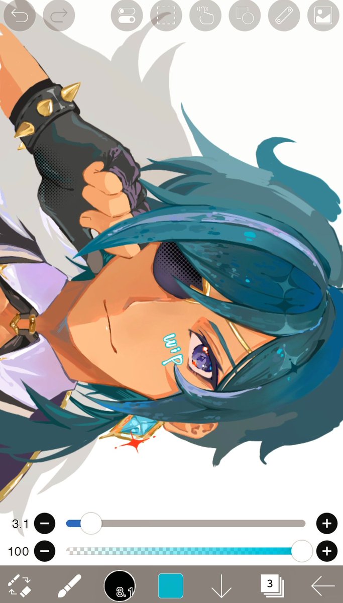 awjpG25's tweet photo. ❄️ Wip
#Kaeya  #原神 https://t.co/yR1SS8R1JH