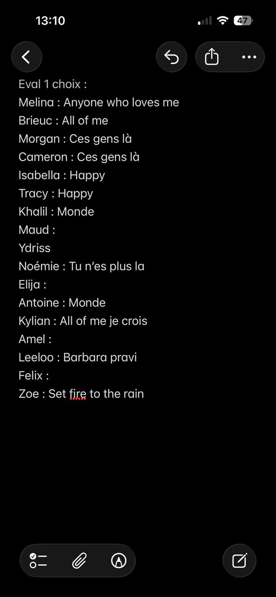 celiaaaa_g's tweet photo. @lisarfi__ j’ai noté ça, j’ai pas vu tout le monde https://t.co/KXtRJW4zNv